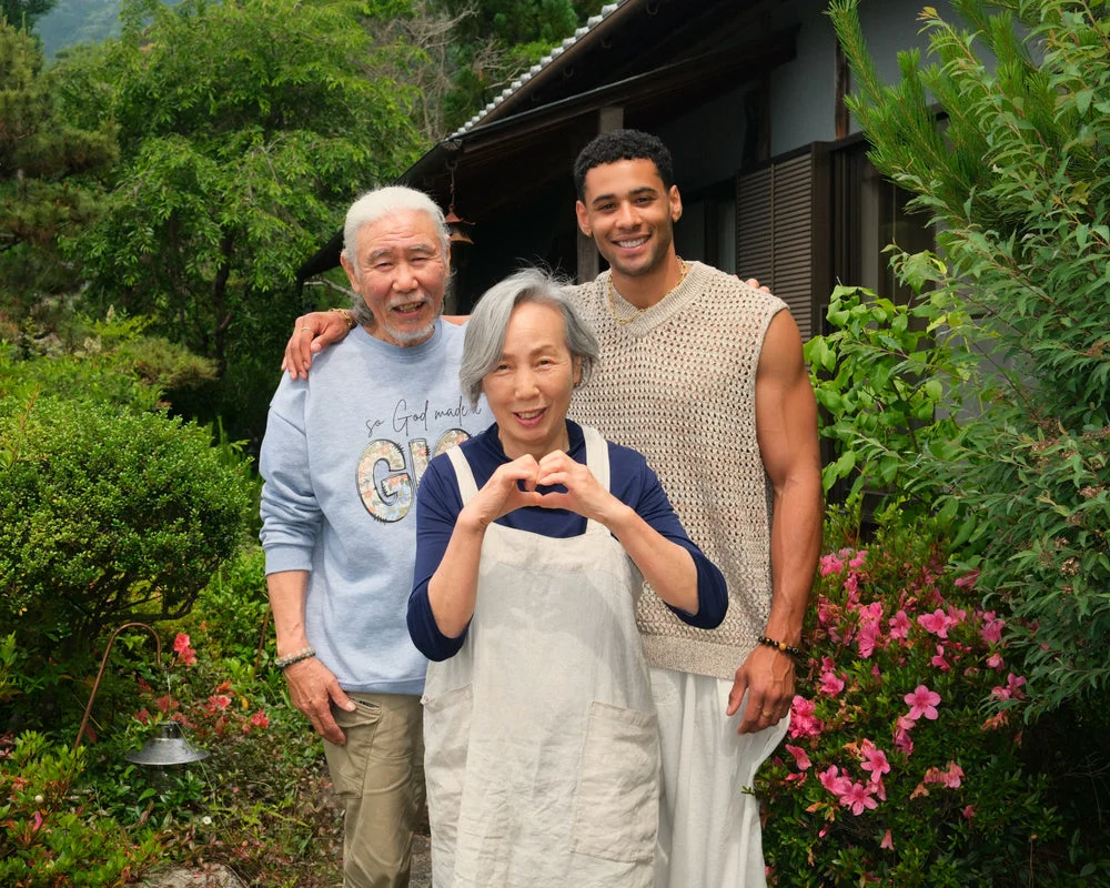 The matcha farmers with Ellis from Kyo’s Matcha