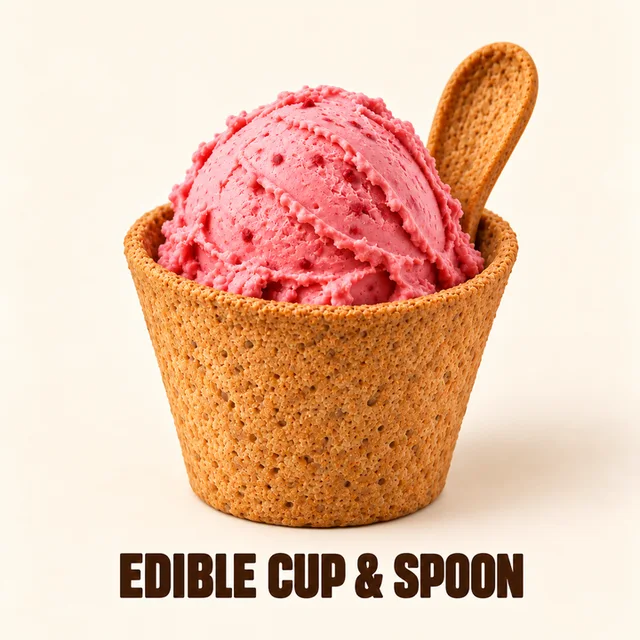 Edible Cup & Spoon