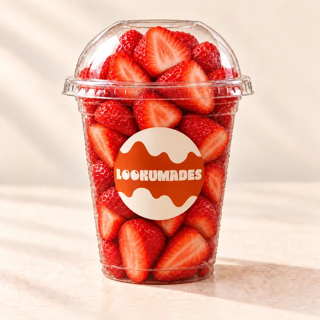 Fresh Strawberry Cup — No Sauce
