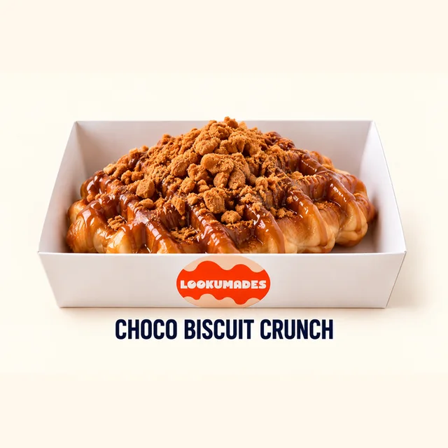 Choco Biscuit Crunch Croffles