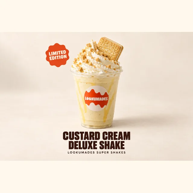 Custard Cream Deluxe Shake — LIMITED EDITION