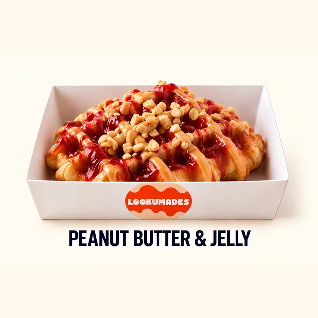Peanut Butter & Jelly Croffles